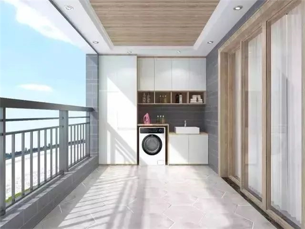 陽臺(tái)洗衣搭檔效果圖