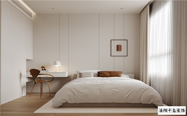 洛陽現(xiàn)代風(fēng)臥室裝修實(shí)景案例